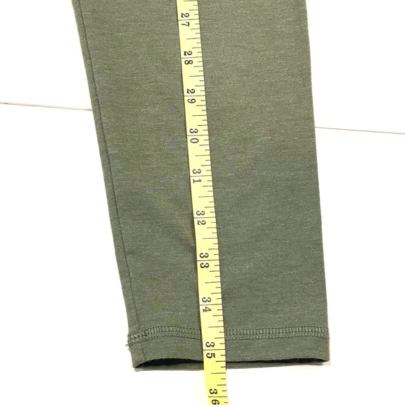 Aerie Womens Cutout Leggings Size L Olive Green - Picture 10 of 10